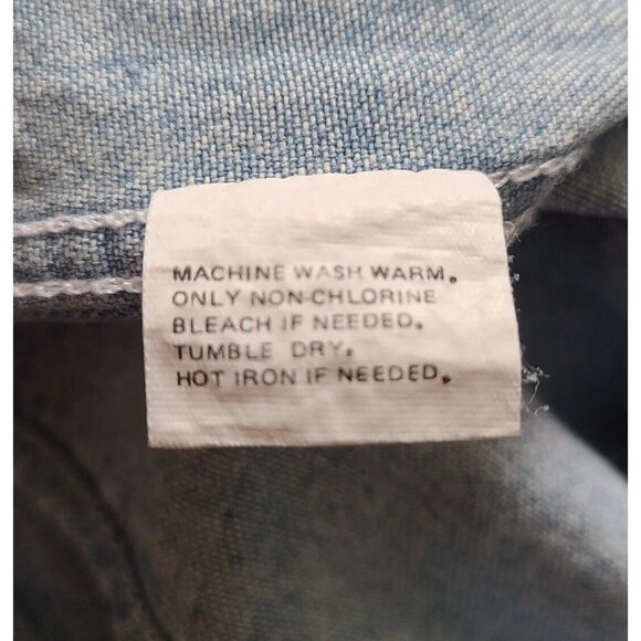 Vintage LEVI'S JEANS FOR WOMEN SHIRT Women's Jean Beaded LongSleeve - Picture 11 of 16